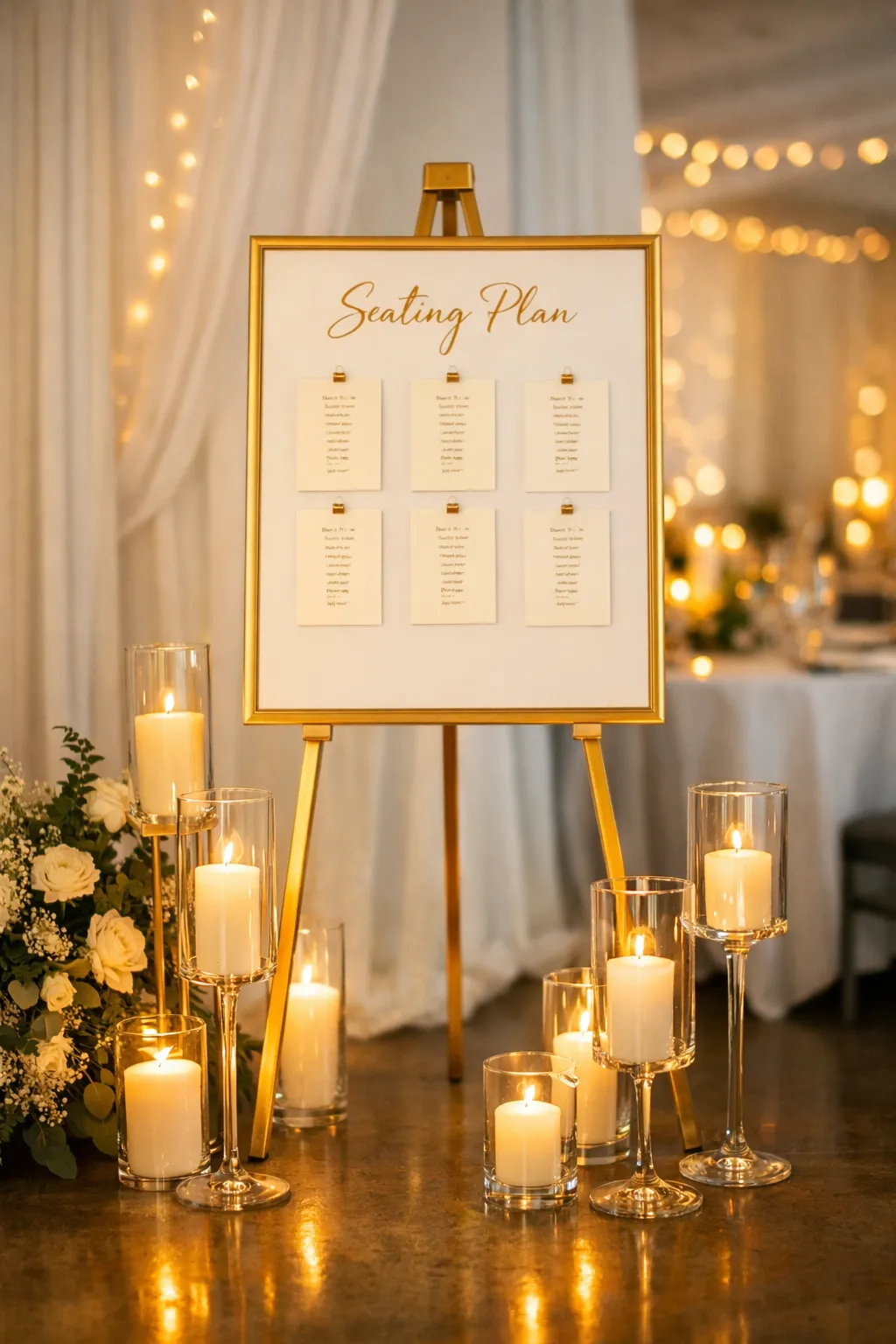 Vodenje gostov: Sedežni red + Svečniki – slika 6